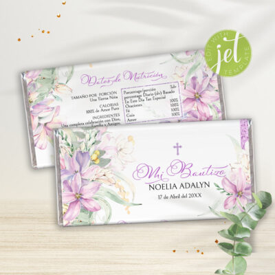 Editable Candy Bar Wrappers